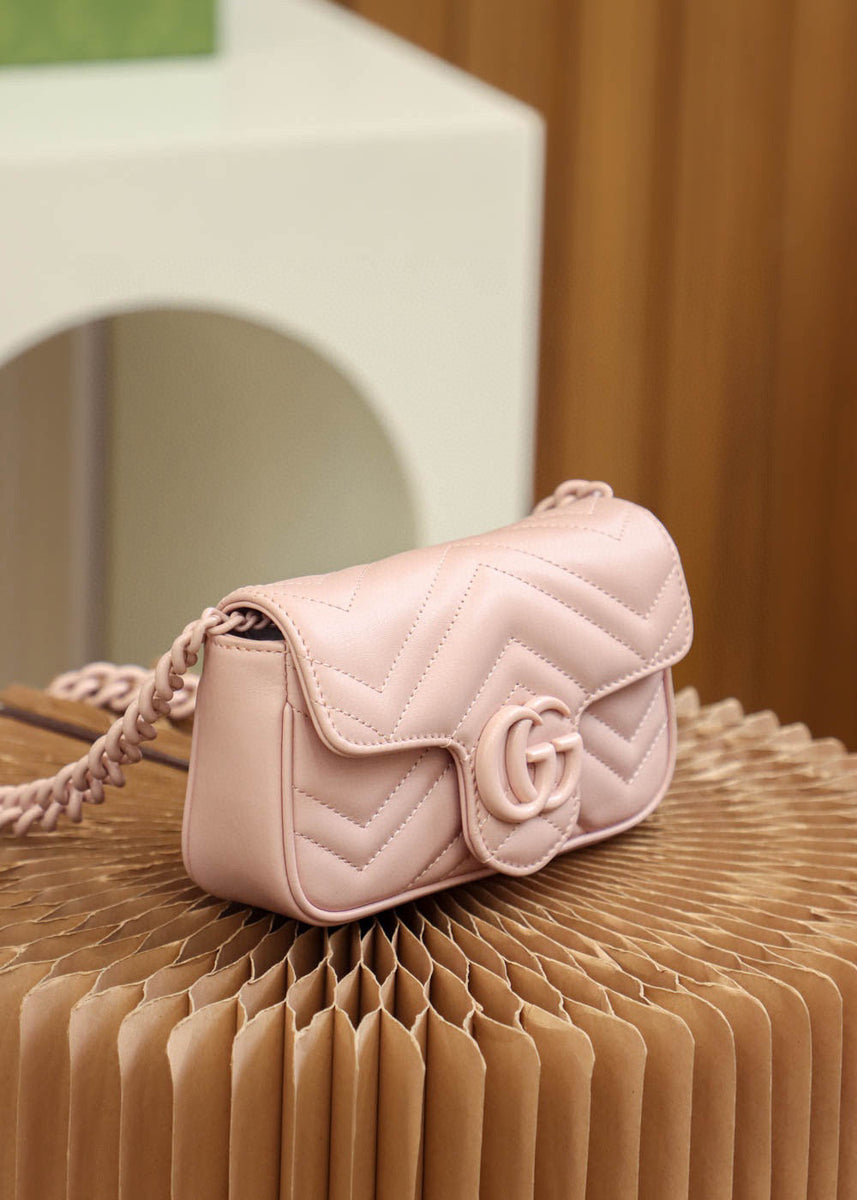 Gucci Bags- Gucci Marmont Super Mini Bag Luxury Designer Leather Handbag