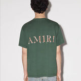 Close-up of Amiri t-shirt craftsmanship