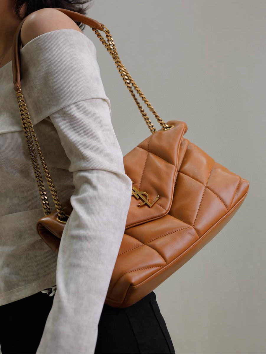 Saint Laurent Bags- Saint Laurent Loulou Puffer Small Bag Luxury Designer Leather Handbag