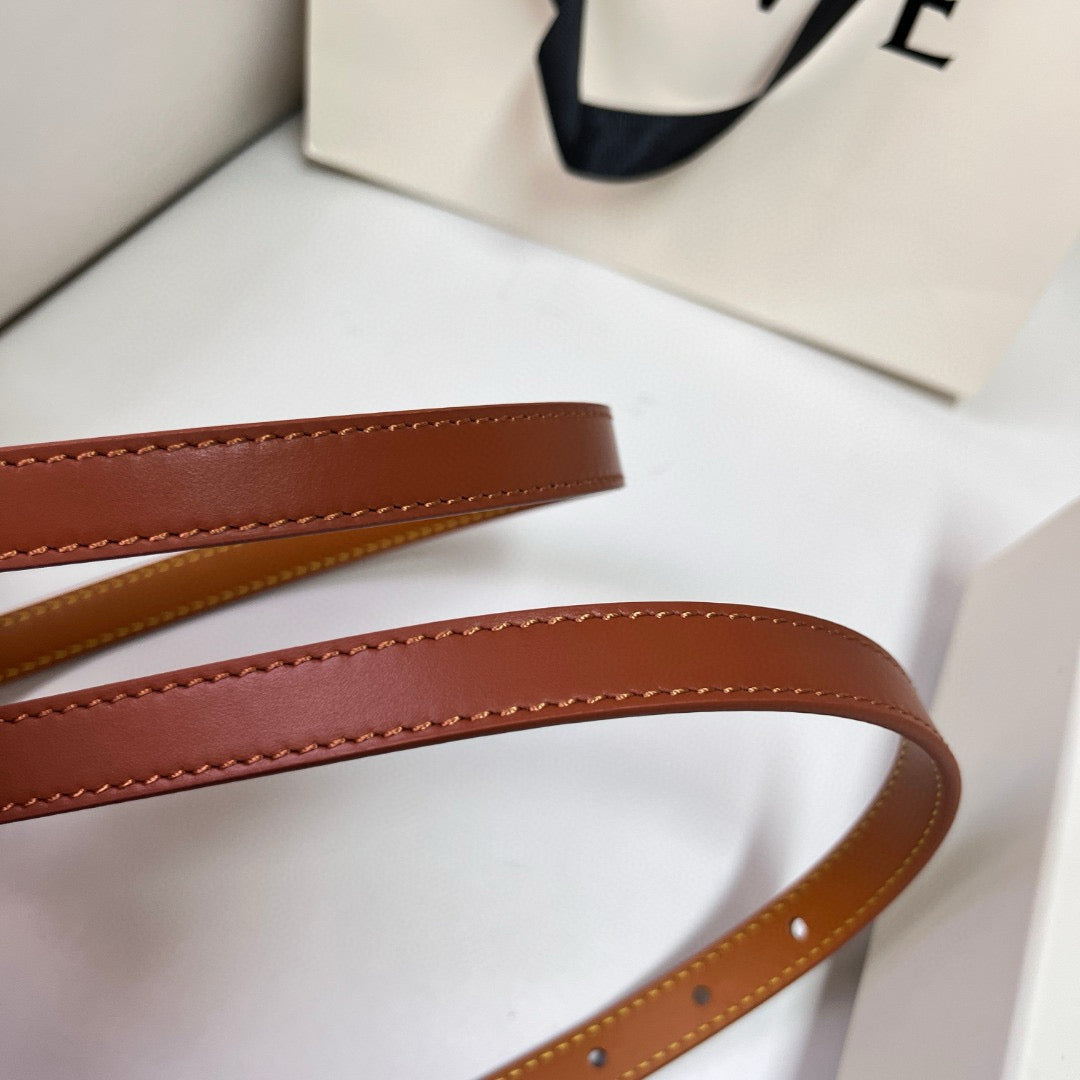 Belts- Loew Belt 1.5 Cm Premium Leather Designer Belt