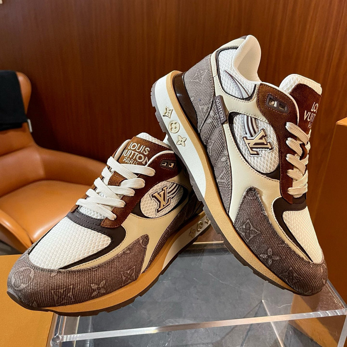 Louis Vuitton Shoes- Louis Vuitton Lou Trainers Comfortable Everyday Designer Shoes
