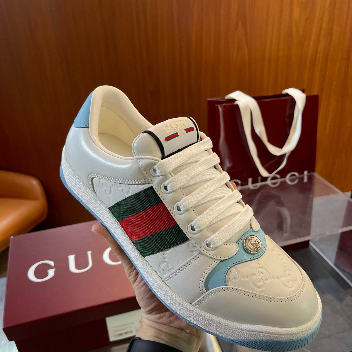 Gucci Shoes- Gucci Screener Trainers Comfortable Everyday Designer Shoes