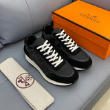 Hermès White Block Heel Pumps - Toe Detail View