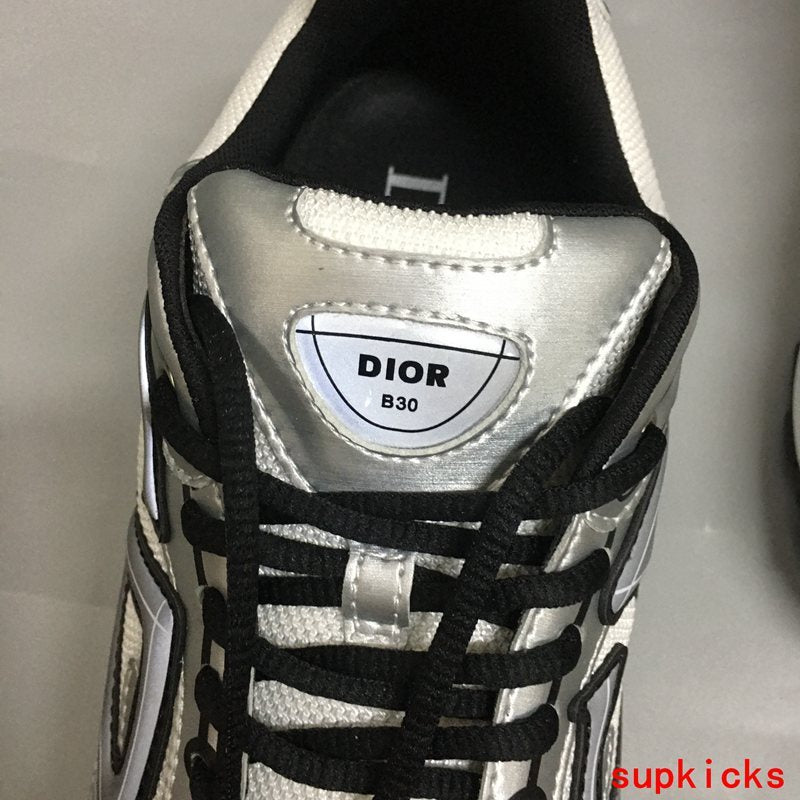 Dior Beige Platform Heels - Close-Up Texture View