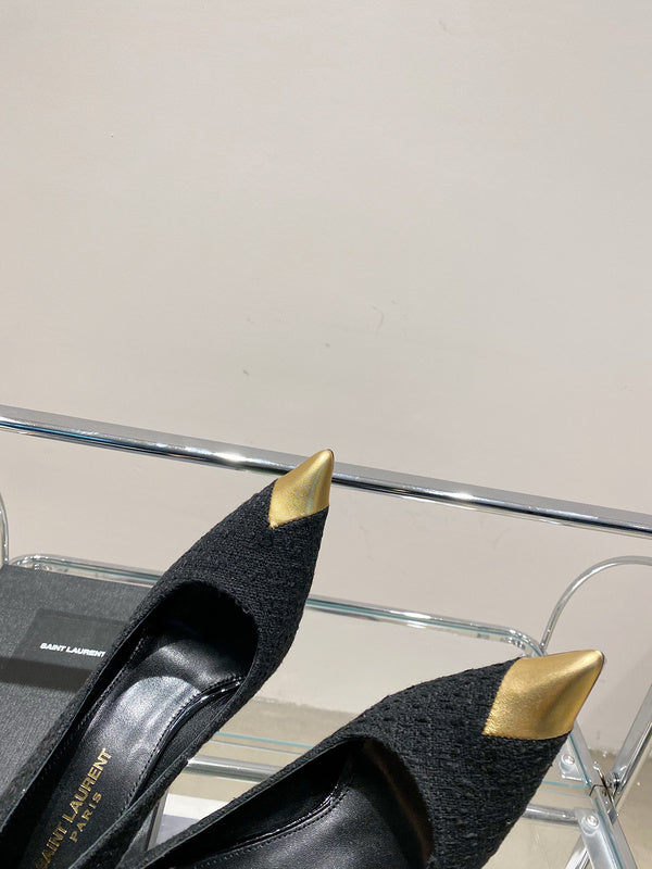 Close-up detail view of Saint Laurent luxury piece style No.002