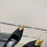 Close-up detail view of Saint Laurent luxury piece style No.002