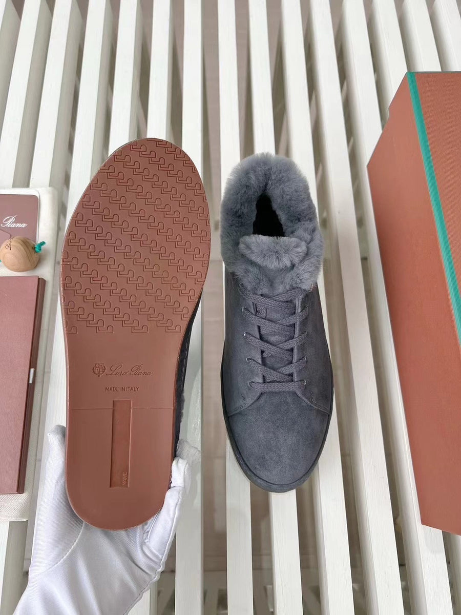 Shoes- Loro P Fur Nuages Sneakers Comfortable Everyday Designer Shoes