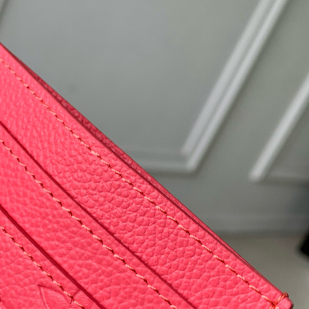 Louis Vuitton Wallets- Louis Vuitton Lou Charms Card Holder Premium Leather Designer Wallet