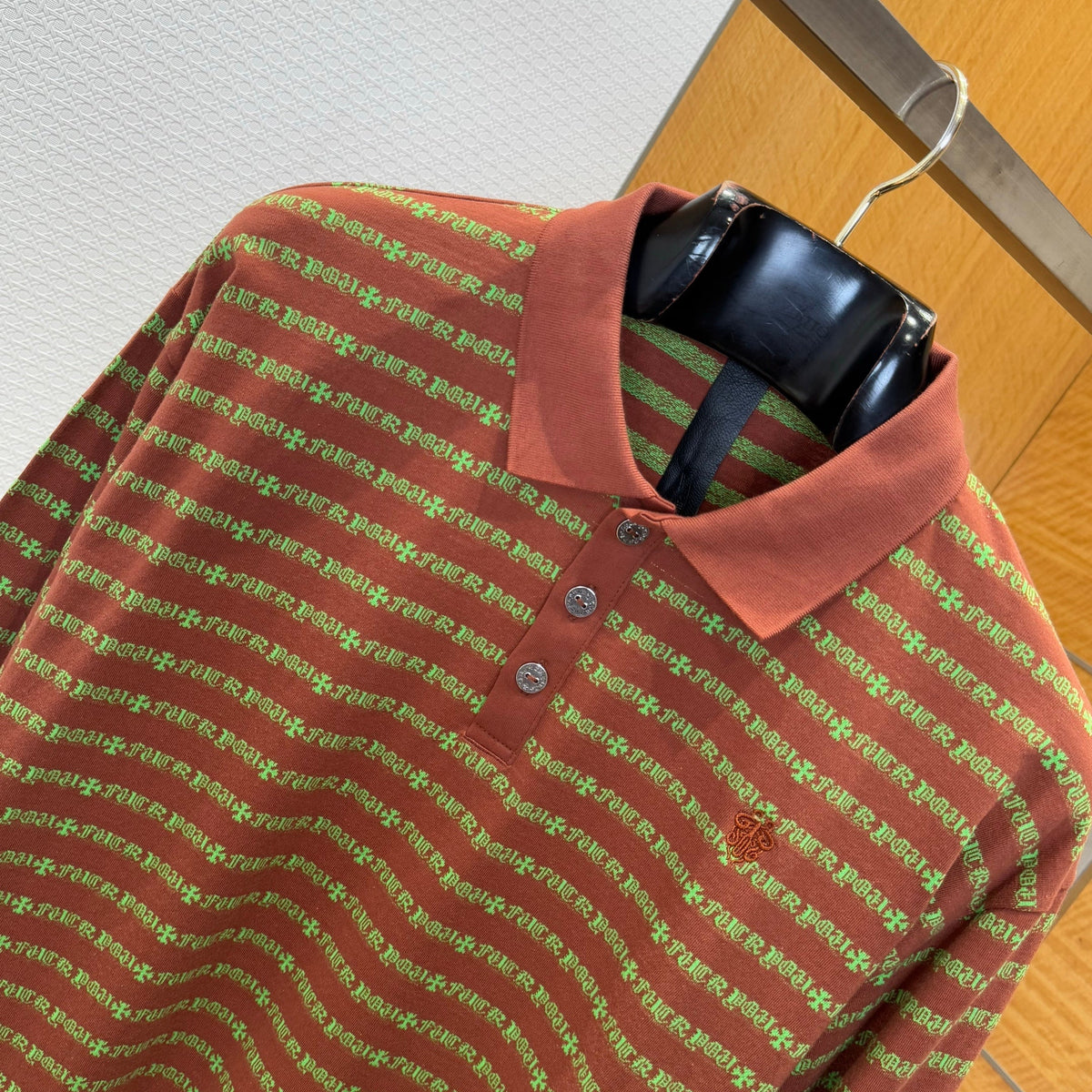 Polo Shirts? Chrome H Polo Shirt Classic Designer Cotton Polo Shirt