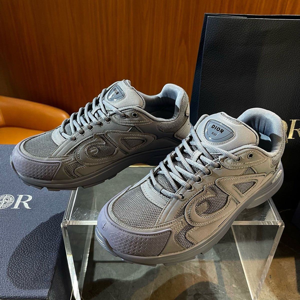 Dior Shoes- Dior x Stone I B30 Sneaker Premium Designer Casual Shoes