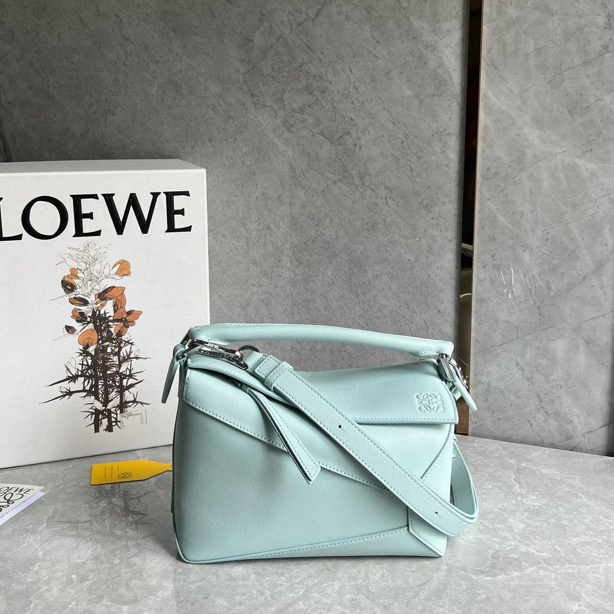 Bags- Loew Small Puzzle Edge Bag Luxury Designer Leather Handbag