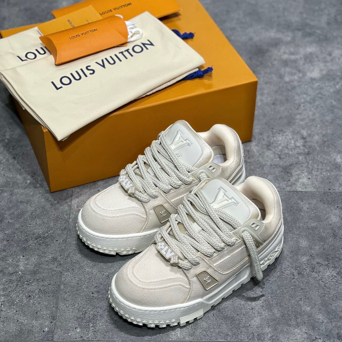 Louis Vuitton Shoes- Louis Vuitton Lou Trainers Premium Designer Casual Shoes
