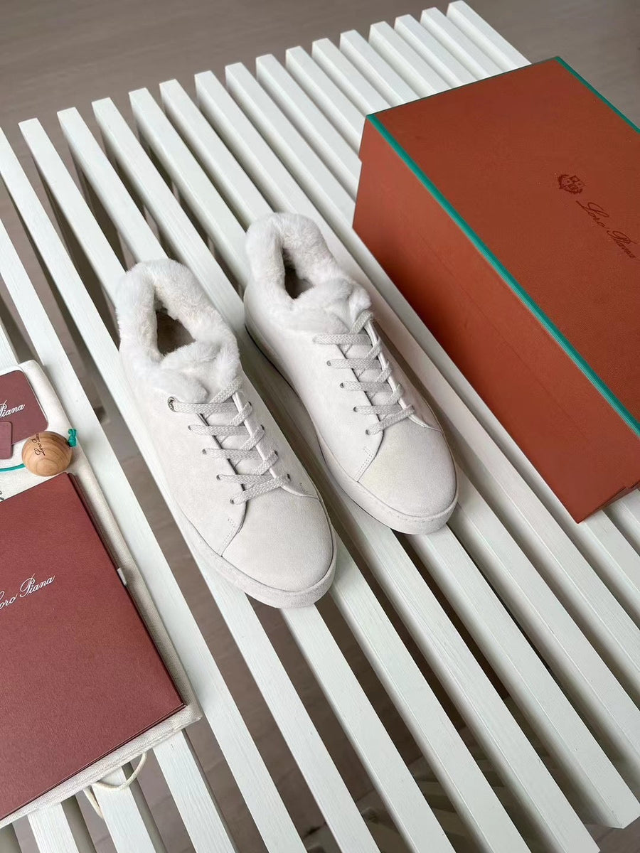 Shoes- Loro P Fur Nuages Sneakers Comfortable Everyday Designer Shoes