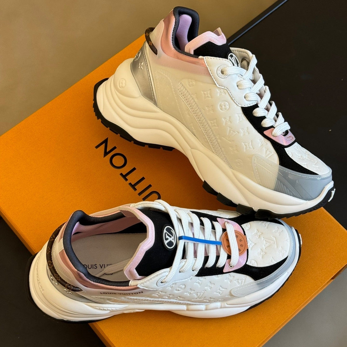 Louis Vuitton Shoes- Louis Vuitton Lou Run 55 Trainers Premium Designer Casual Shoes