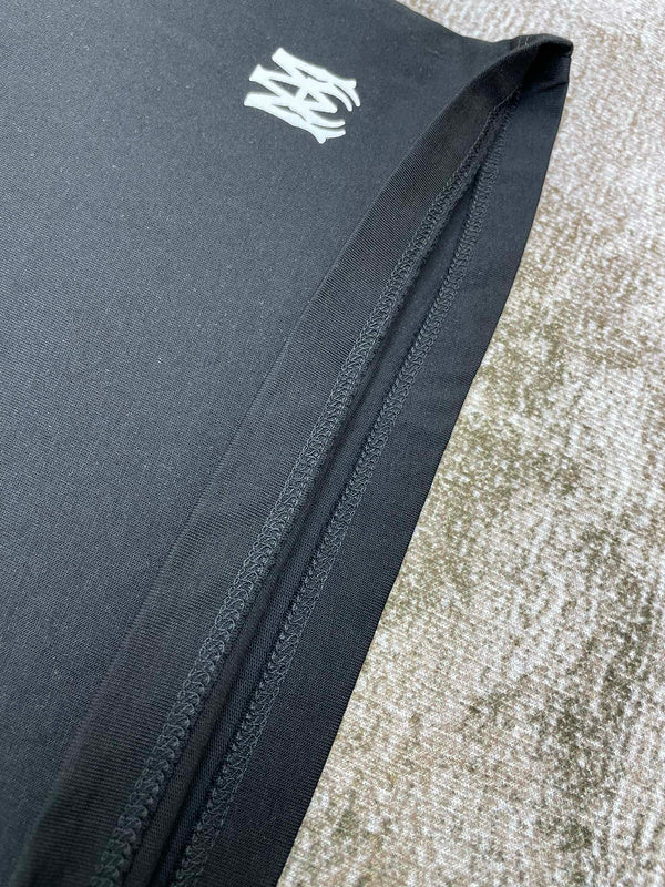 Close-up of Amiri t-shirt craftsmanship