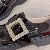 Close-up detail view of Roger Vivier luxury piece style No.090