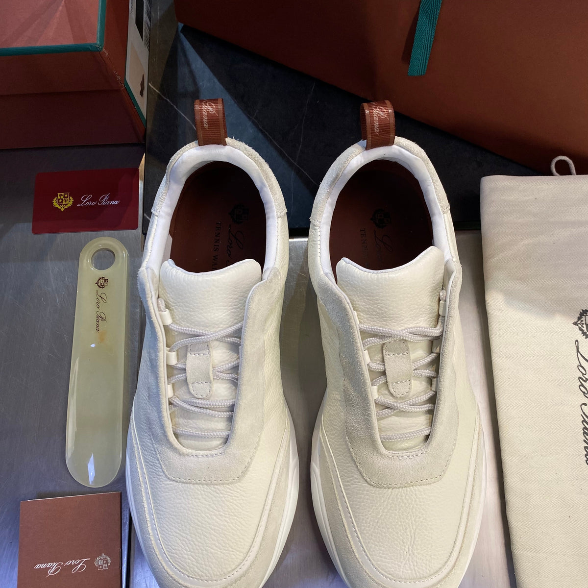 Shoes- Loro P Modular Walk Sneakers Luxury Lifestyle Designer Footwear