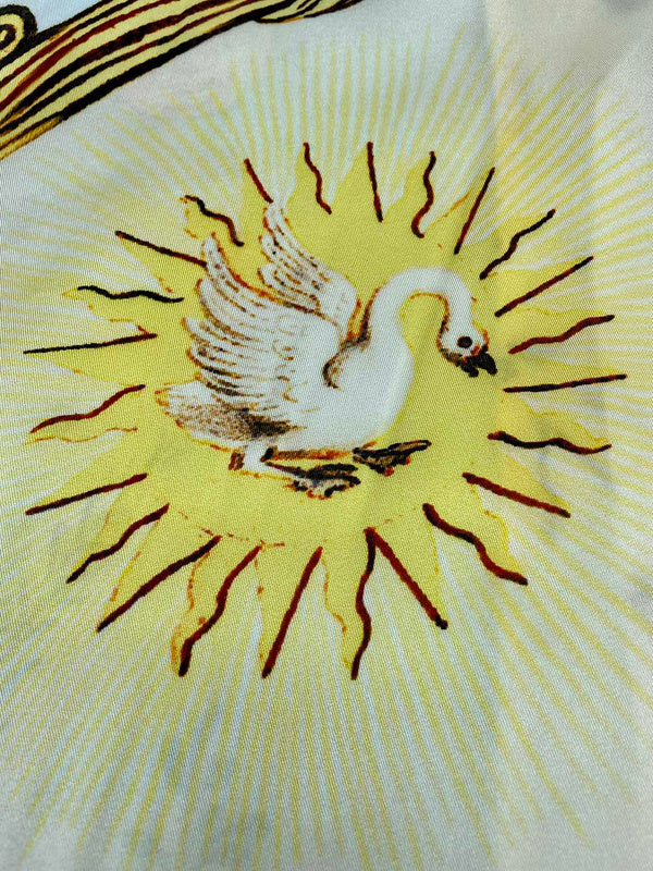 Close-up of Amiri t-shirt craftsmanship