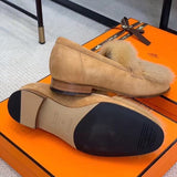 Hermes shoes Style 399 - top view showing design (alternate angle)