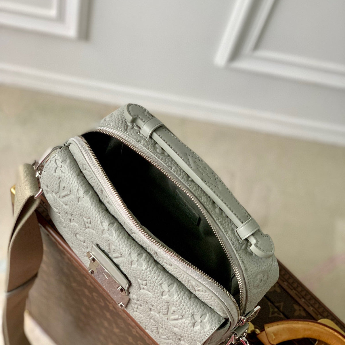 Louis Vuitton Bags- Louis Vuitton Lou S-lock Messenger Bag Elegant Everyday Designer Handbag