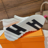 Hermes shoes Style 249 - logo and branding close-up