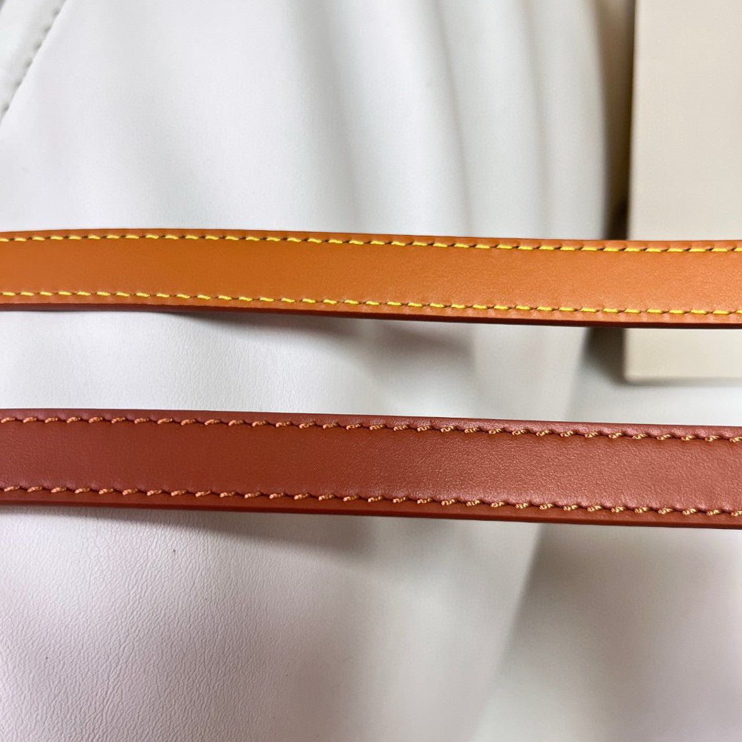 Belts- Loew Belt 1.5 Cm Premium Leather Designer Belt