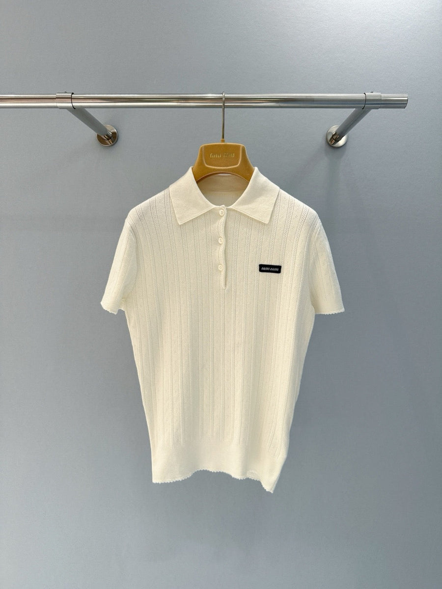 Polo Shirts- Miu M Polo Shirt Premium Everyday Polo Shirt