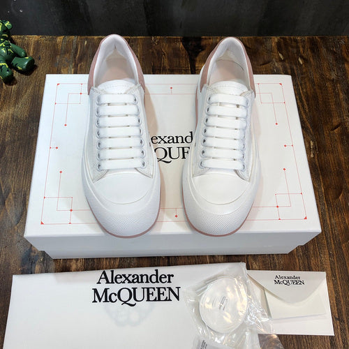 Alexander McQueen Chocolate Brown Chunky Platform Sneakers - Full Silhouette View