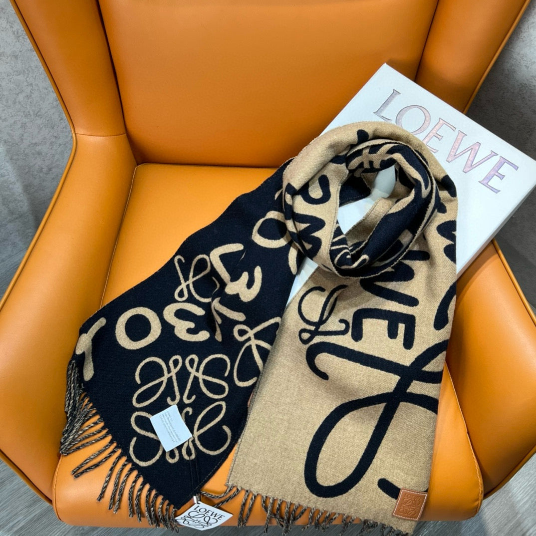 Scarves- Loew Scarf Luxury Designer Silk Scarf