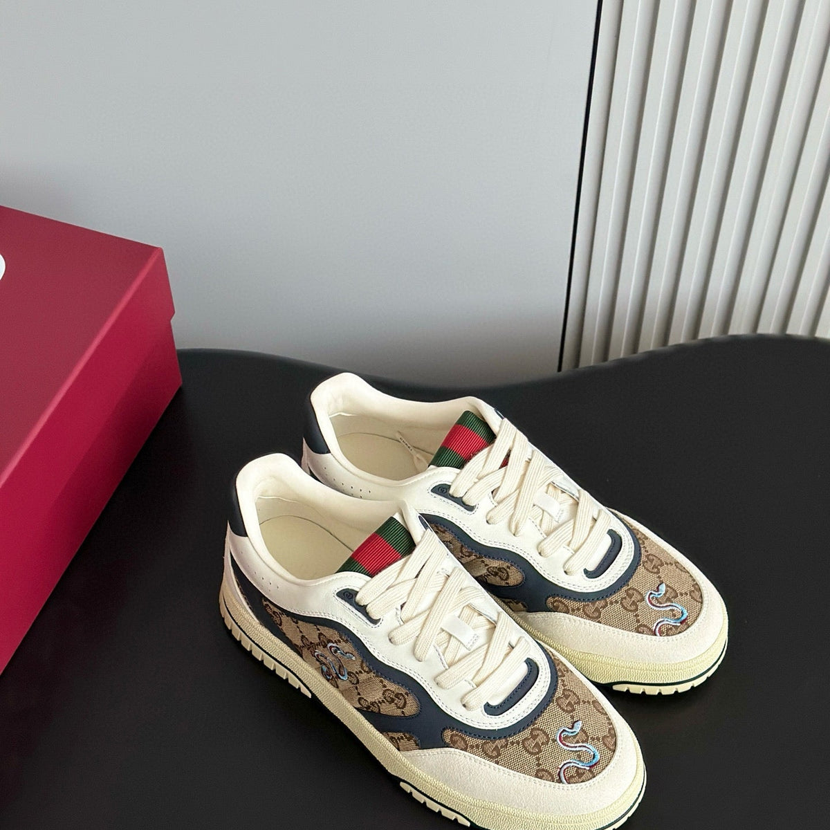 Gucci Shoes- Gucci Re Web Sneaker Comfortable Everyday Designer Shoes