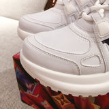 Close-up of Louis Vuitton shoes craftsmanship