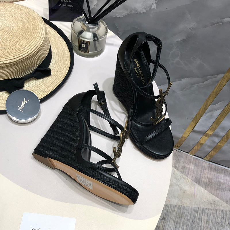 Saint Laurent luxury shoes detail shot