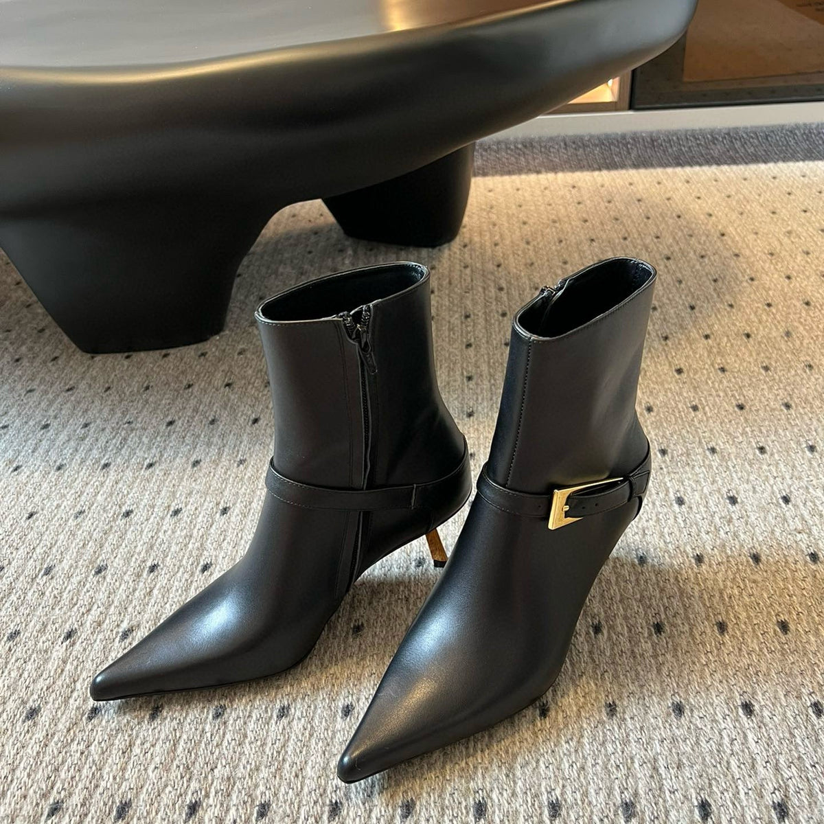 Saint Laurent Shoes- Saint Laurent Heeled Boots Luxury Lifestyle Designer Footwear