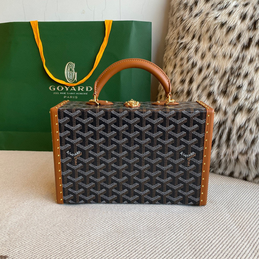 Bags- Goya Grand Hotel Trunk Bag Luxury Designer Leather Handbag