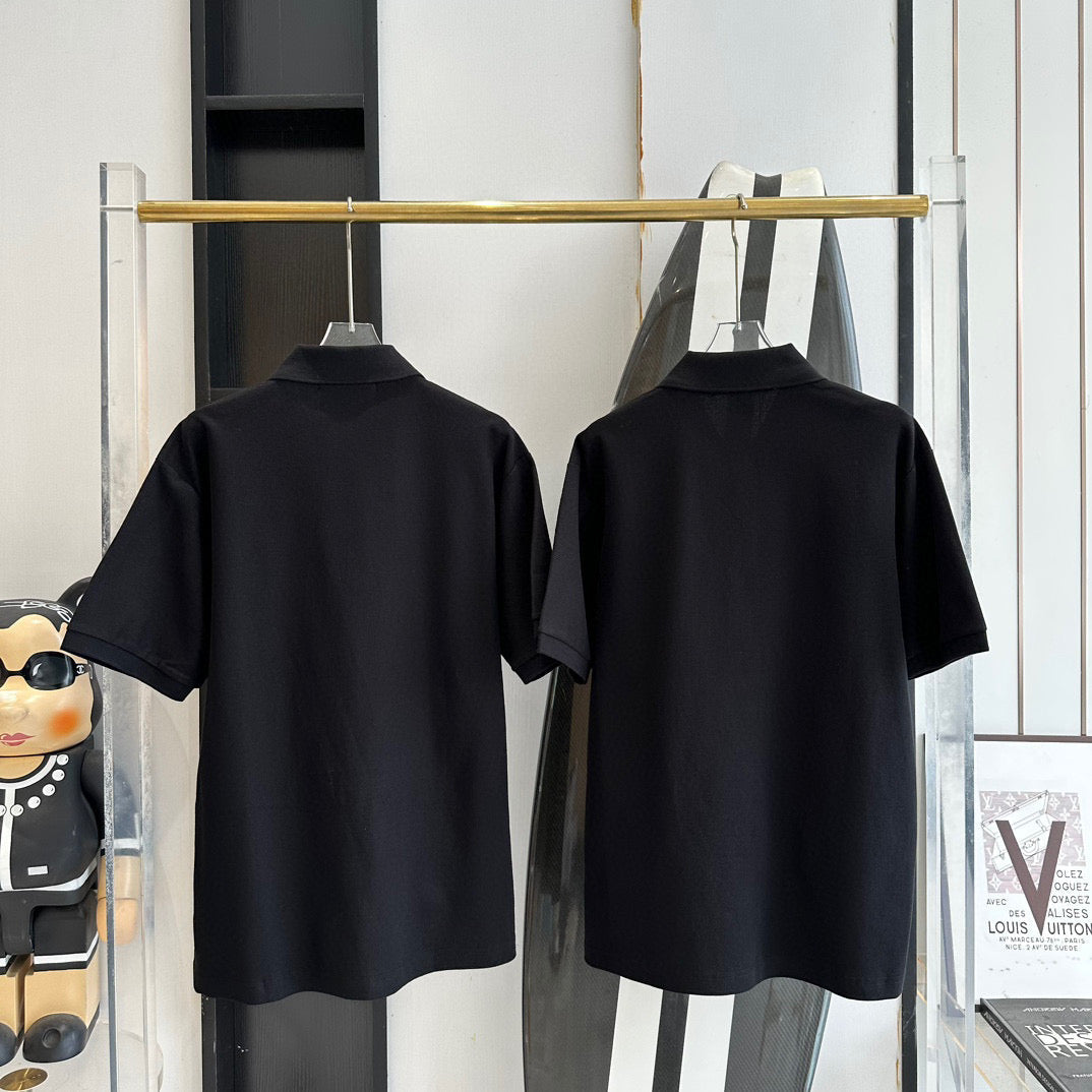 Louis Vuitton Polo Shirts- Louis Vuitton Lou Polo Shirt Classic Designer Cotton Polo Shirt
