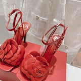 Close-up of Valentino Garavani shoes craftsmanship