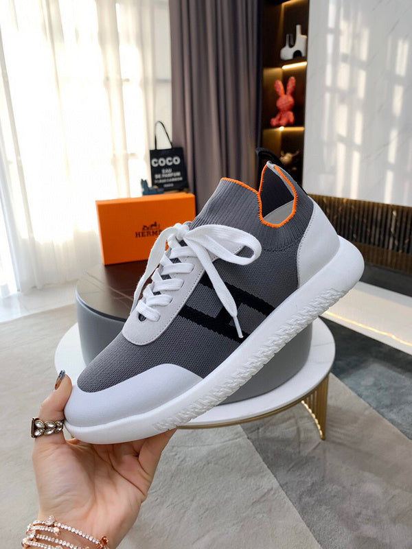 Hermès Beige Slip-On Sneakers - Detail Shot of Craftsmanship