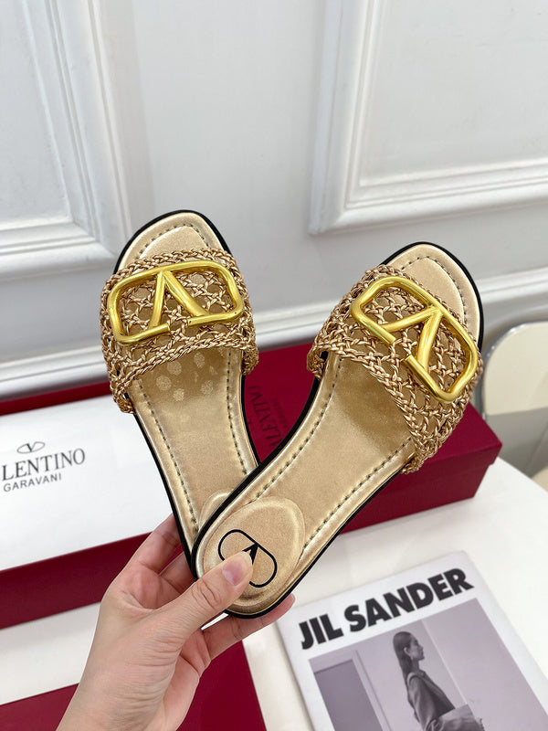 Valentino Garavani designer shoes full view