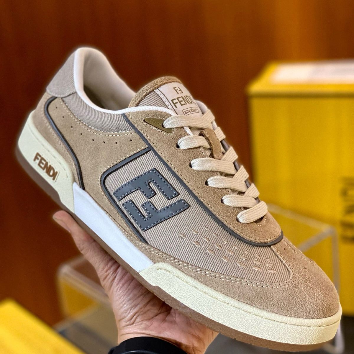Shoes- Fen Match Sneaker Premium Designer Casual Shoes