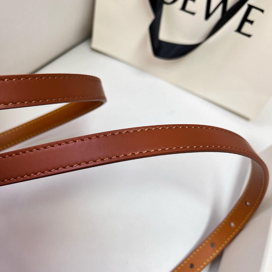 Belts- Loew Belt 1.5 Cm Premium Leather Designer Belt