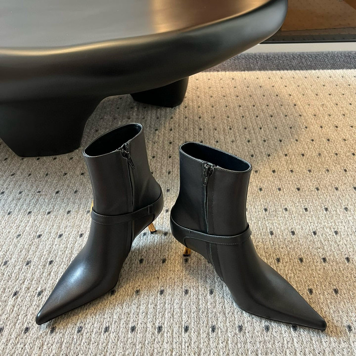 Saint Laurent Shoes- Saint Laurent Heeled Boots Luxury Lifestyle Designer Footwear