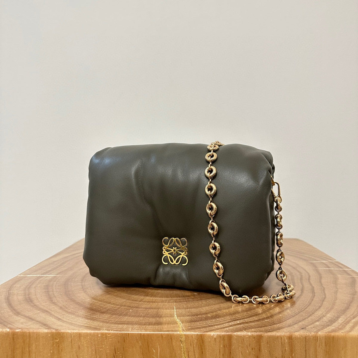 Bags- Loew Puffer Goya Bag Luxury Designer Leather Handbag