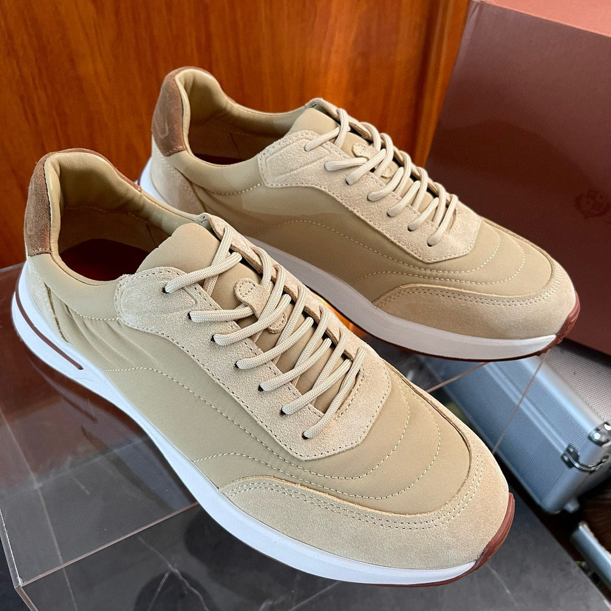 Shoes- Loro P Weekend Walk Trainers Luxury Lifestyle Designer Footwear