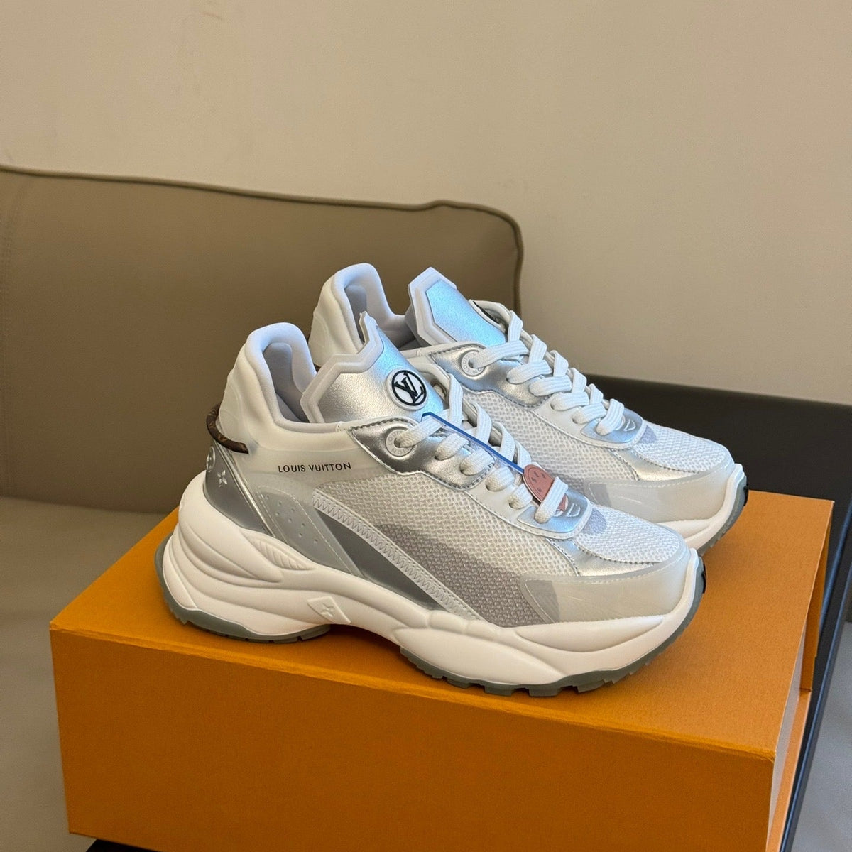 Louis Vuitton Shoes- Louis Vuitton Lou Run 55 Trainers Comfortable Everyday Designer Shoes