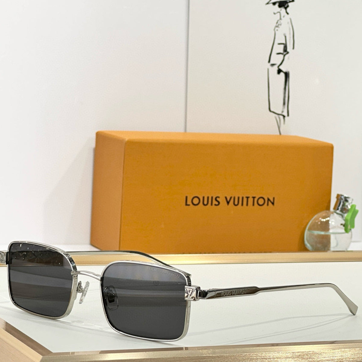 Louis Vuitton Sunglasses- Louis Vuitton Lou Sunglasses Luxury Designer UV Sunglasses