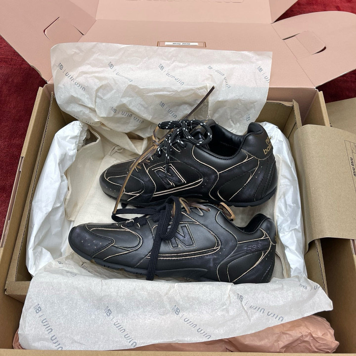 New Balance Shoes- New Balance Miu M x New Balance Trainers Luxury Lifestyle Designer Footwear
