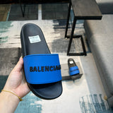 Balenciaga Red Gladiator Sandals - Heel Detail View