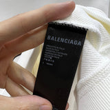 Close-up of Balenciaga designer clothing craftsmanship