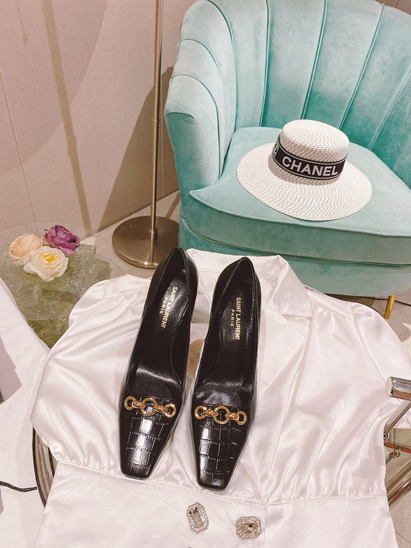 Saint Laurent shoes front view designer style