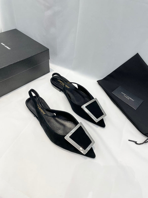 Close-up detail view of Saint Laurent luxury piece style No.111